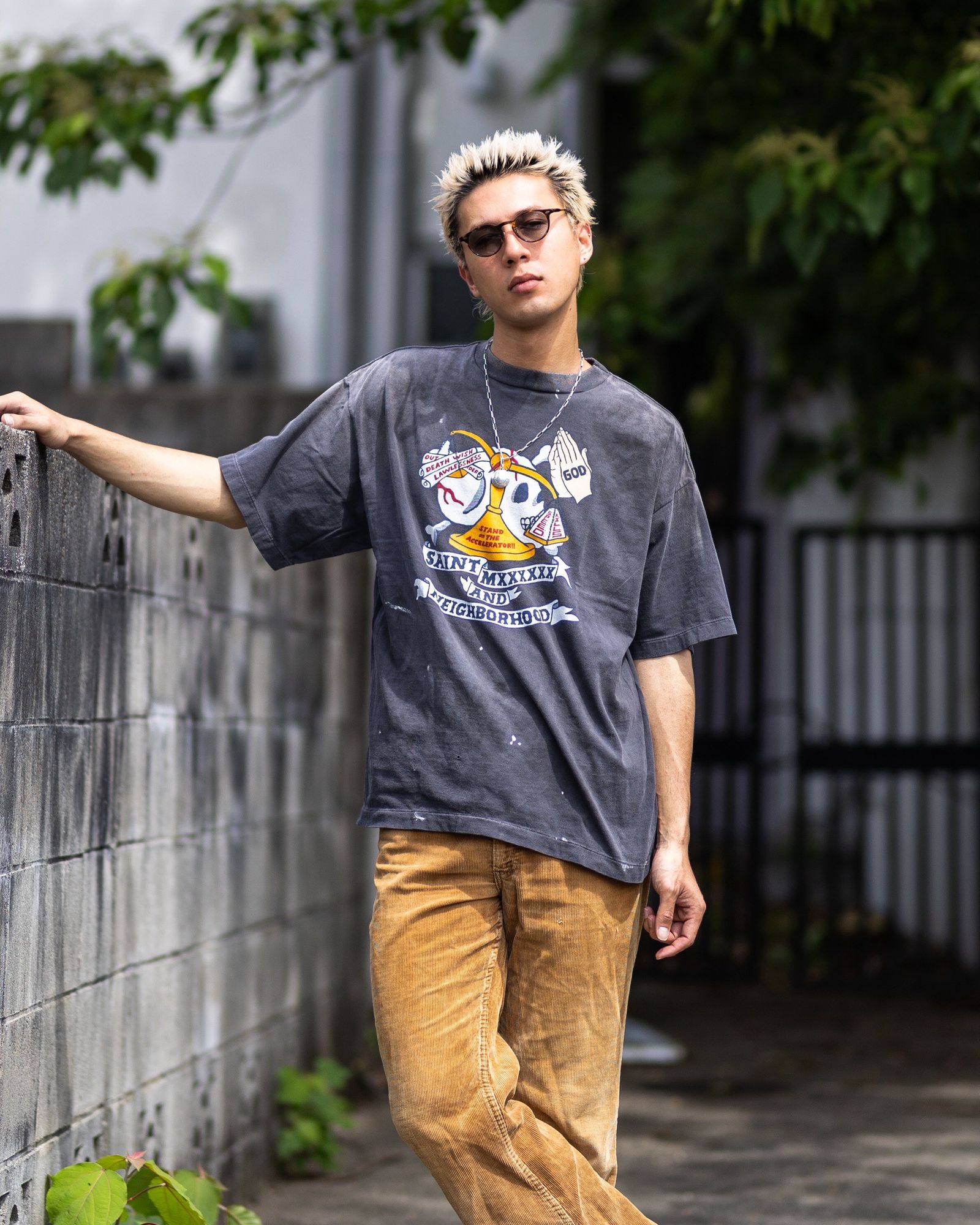 セントマイケル STHD. SS TEE PRAY MARKスタイル!