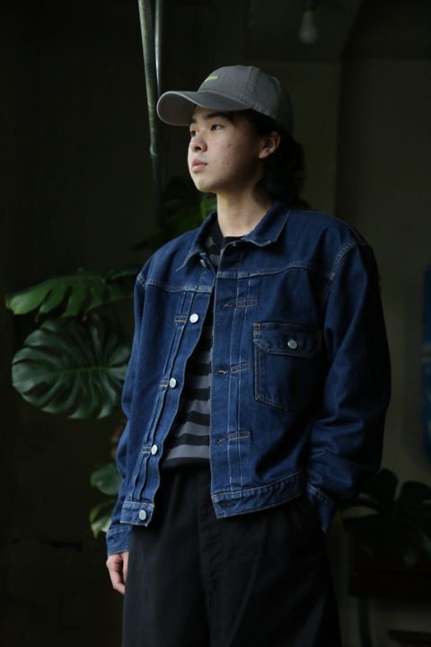 CIOTA 本藍スビンコットン13.5ozデニムGジャン(JKLM-101M-NIDBL-D) style. 2021.08.18.