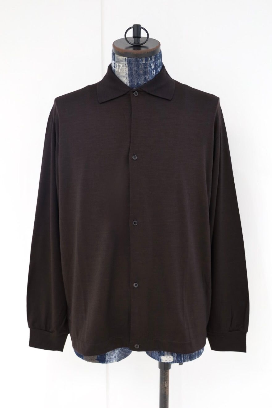 マーカ 26AW SHIRT CARDIGAN(M26C15CS01C)DARK BROWN☆新作発売！