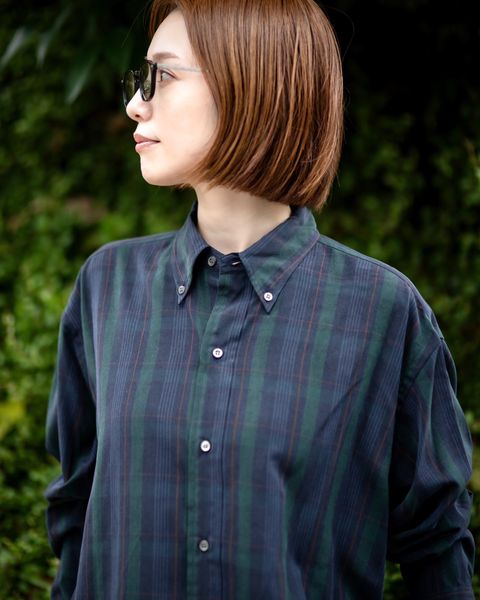 A.PRESSE Silk Rayon B.D Shirt style 2024.06.22