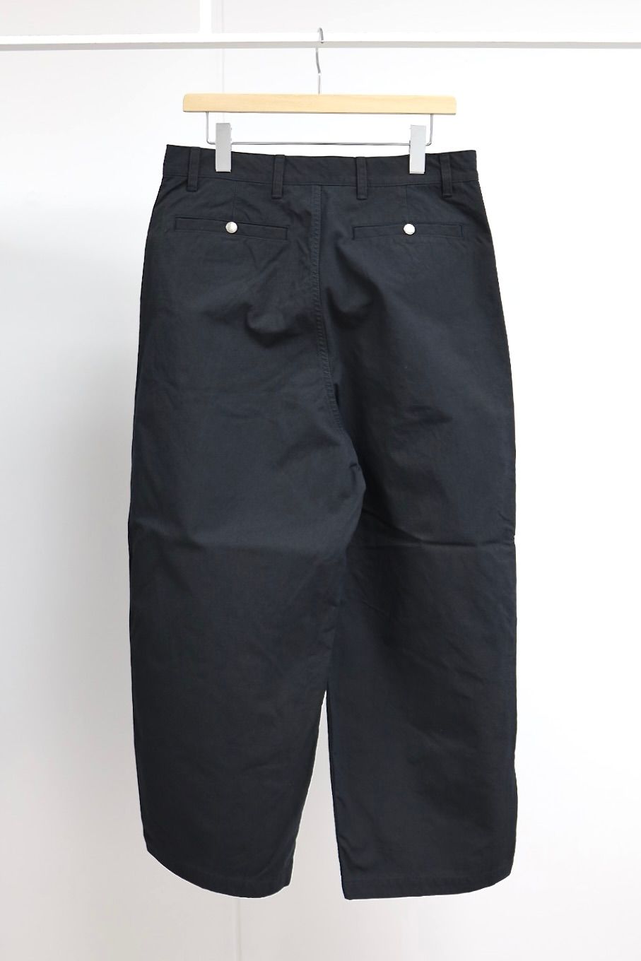 コムデギャルソンオム26SS ナイロンオックス製品染ワークパンツ(HQ-P003-051)BLACK☆2月6日(金)発売！