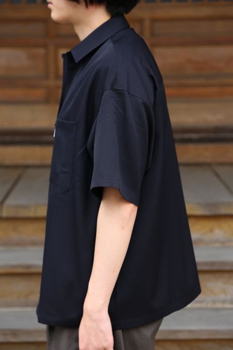 Graphpaper Selvage Wool S/S Oversized Box Shirt(GM212-50260) style.2021.6.20.