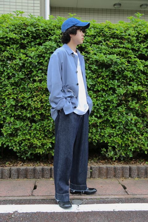 YOKE LOOSE SAFARI JACKET(YK21SS0202J) style. 2021.05.17.