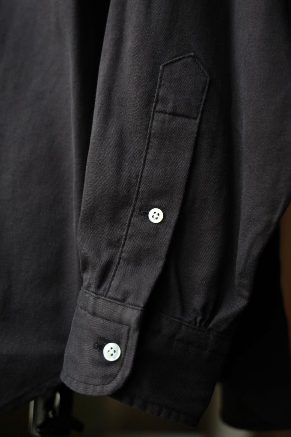 アプレッセ 2025 STYLE2 Double Weave Twill Regular Collar Shirt(25AAP-02-10)BLACK☆9月27日(土)発売！