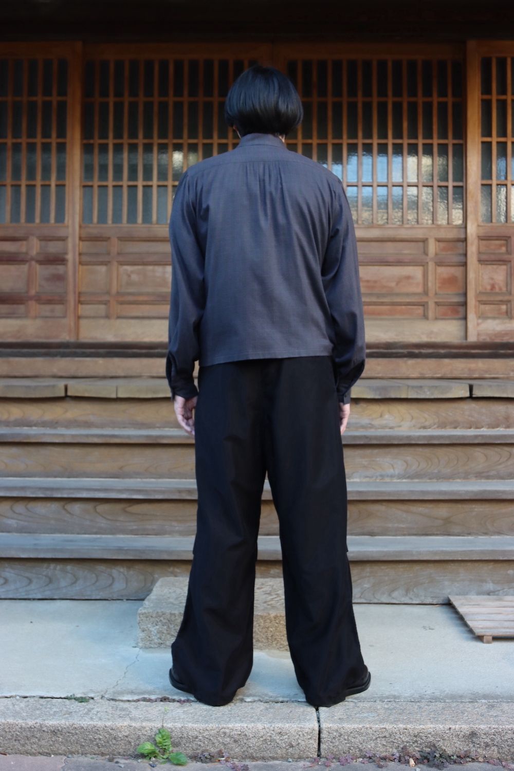 MATSUFUJI Flannel Check Pleats Jacket(M213-0301) style