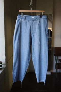 シーオール22AW RECONSTRUTED SUPER BUGGY SLACKS DENIM(SAU21 DE602)NORMAL SIZE：2-B