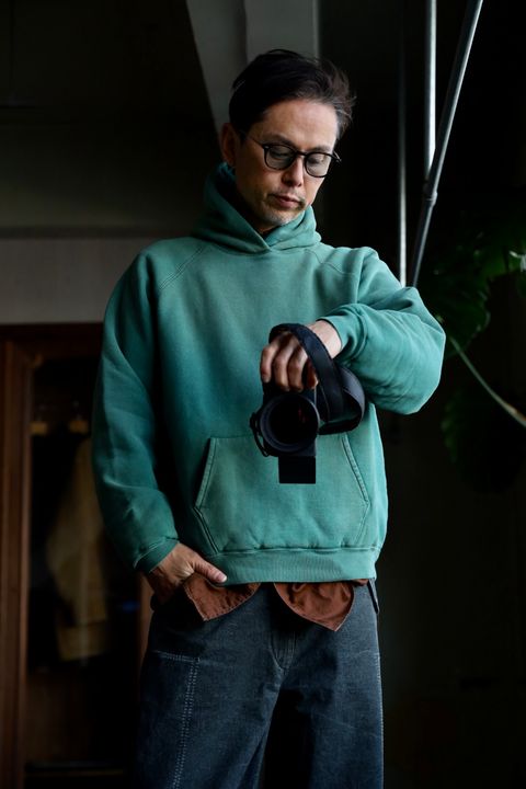A.PRESSE Vintage Sweat Hoodieスタイル.2025.1.12.