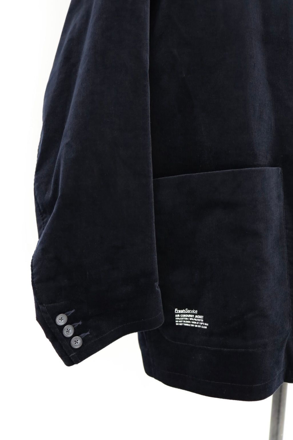 フレッシュサービス 26AW AIR CORDUROY JACKET(FSC263-20086)BLACK☆10月3日(土)新作発売！