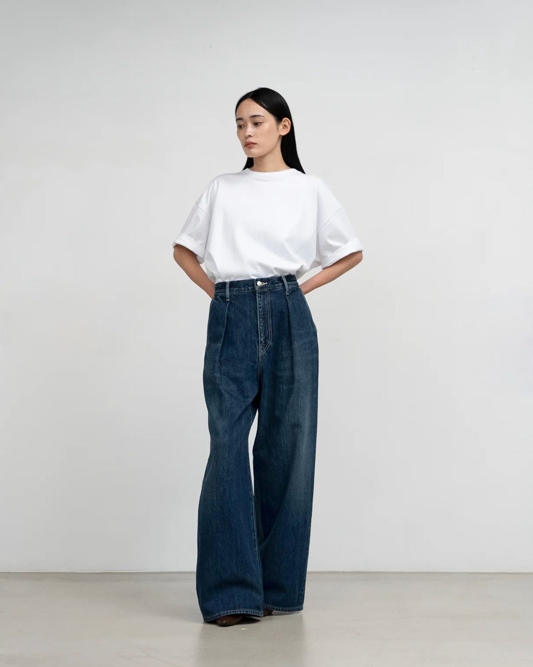zealotry_hk | Graphpaper Gray Tone Cone Denim Two Tuck