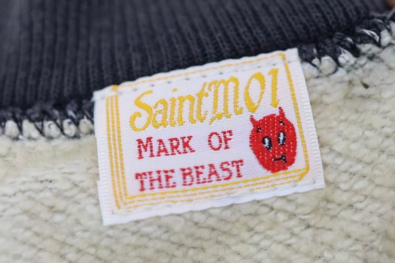 セントマイケル 26SS BAPE_ZIP CARDIGAN(SM-MK8-0000-C52)CHARCOAL☆2月7日(土)10:00発売！