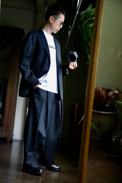 COMME des GARCONS HOMME ウールサージ2Bジャケットスタイル2024.8.15.