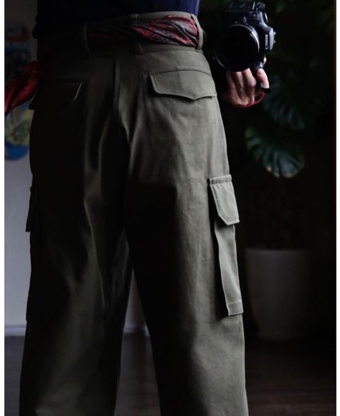 blurhmsROOTSTOCK Cotton Serge 47 Pantsスタイル