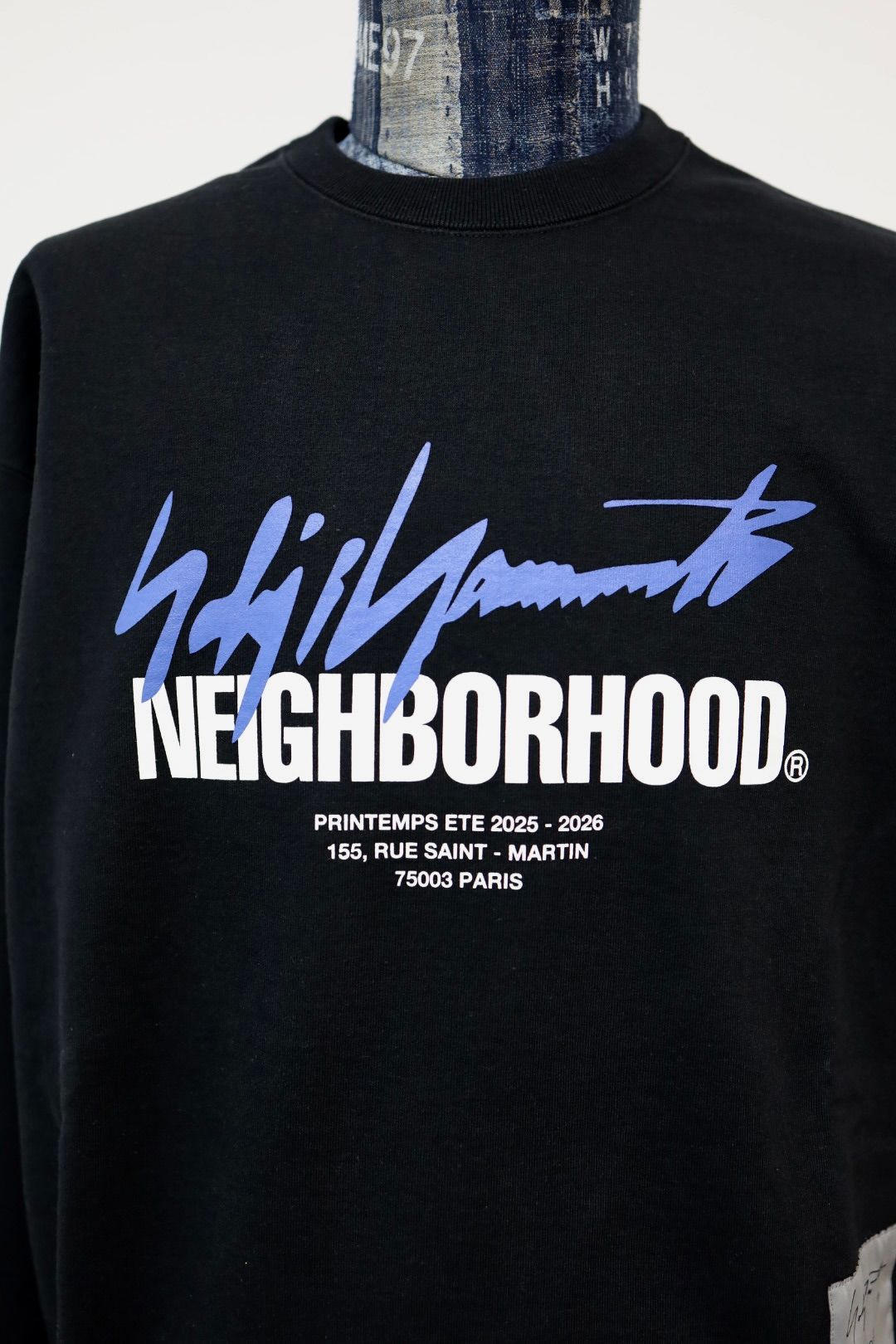 Yohji Yamamoto × NEIGHBORHOOD SWEAT SHIRT LS(HK-T99-99-2S26)BLACK★12月5日(金)発売！