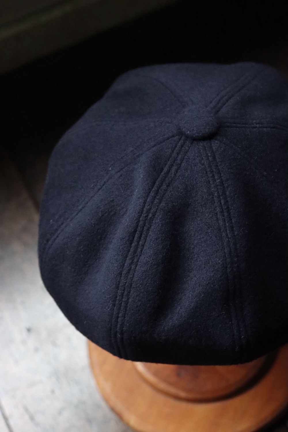 イズネス 22AW WOOL CASQUETTE is-ness×CPH (1004ACHAT01)NAVY