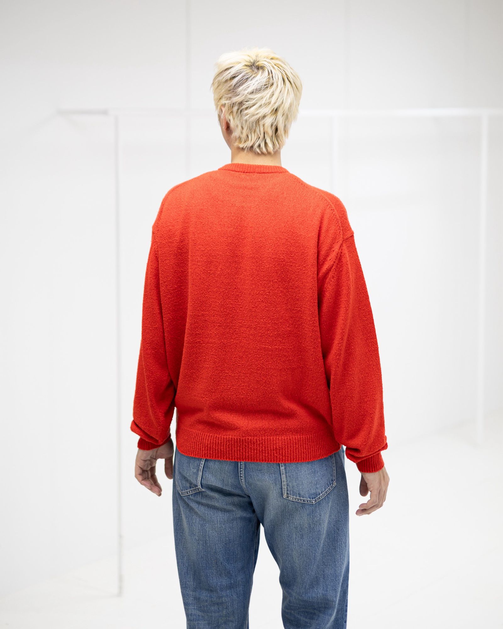 アプレッセ 2026 STYLE1 Washed Silk Nep Henry Neck Sweater(26SAP-03-08)RED☆1月10日(土)発売！