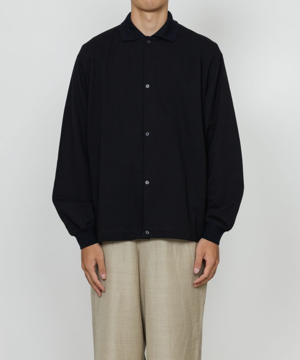 マーカ 26SS シャツカーディガン SHIRT CARDIGAN(M26A14CS01C)BLACK☆新作発売！