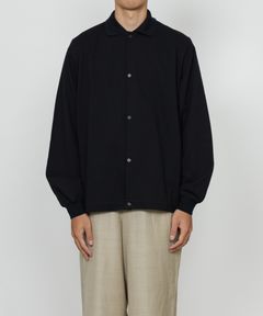 マーカ 26SS シャツカーディガン SHIRT CARDIGAN(M26A14CS01C)BLACK☆新作発売！