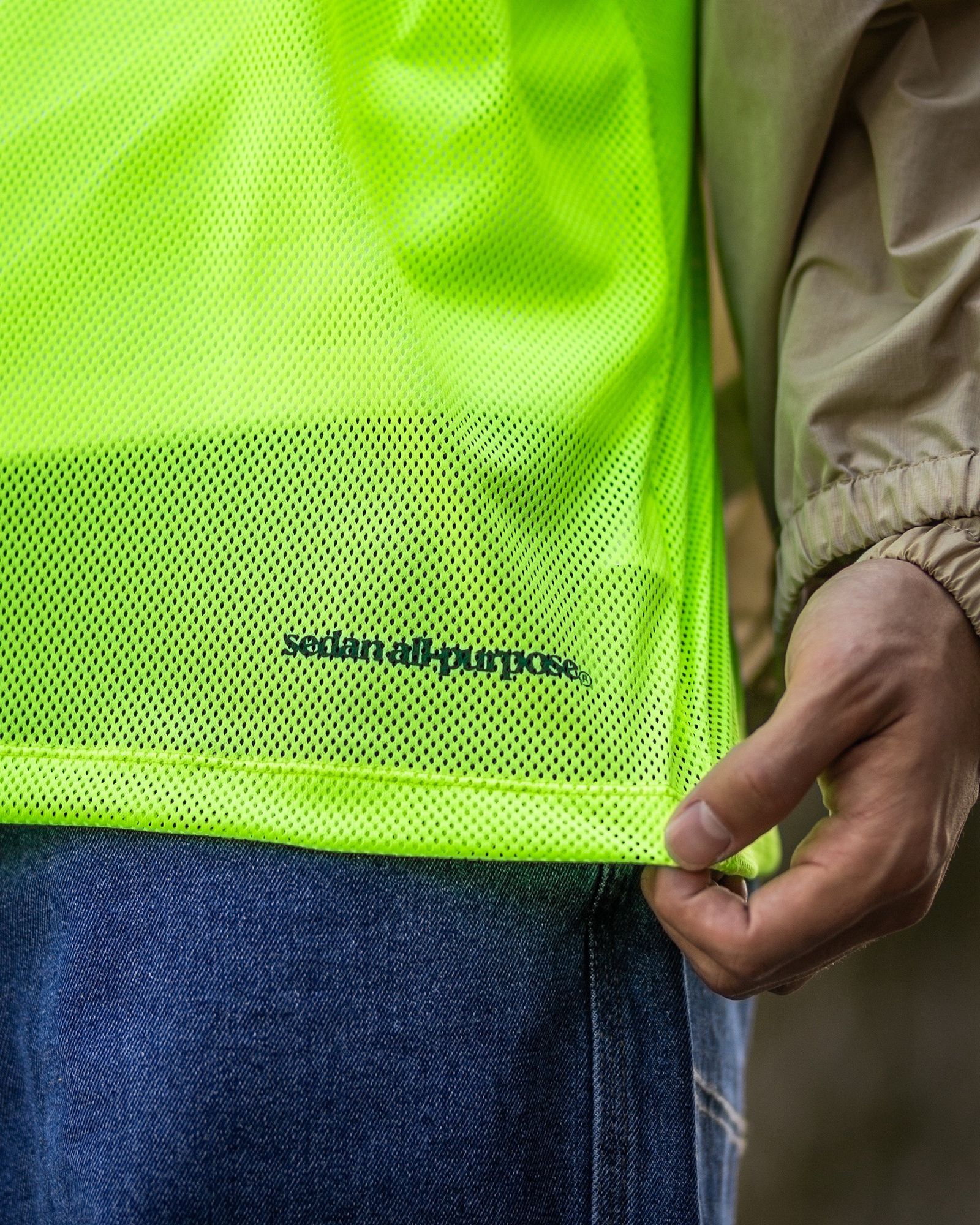 セダンオールパーパス 26SS OD Logo Mesh Tank Top(SD26S-CT12)Neon Green☆5月23日(土)発売！