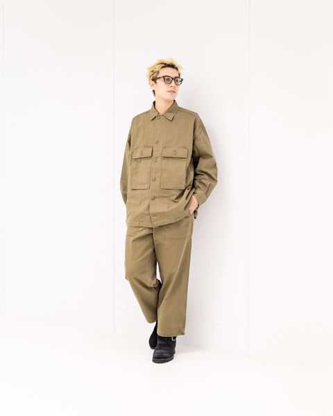 FreshService UTILITY FATIGUE SHIRT(GREEN(TAN))10月11日(土)新作発売！