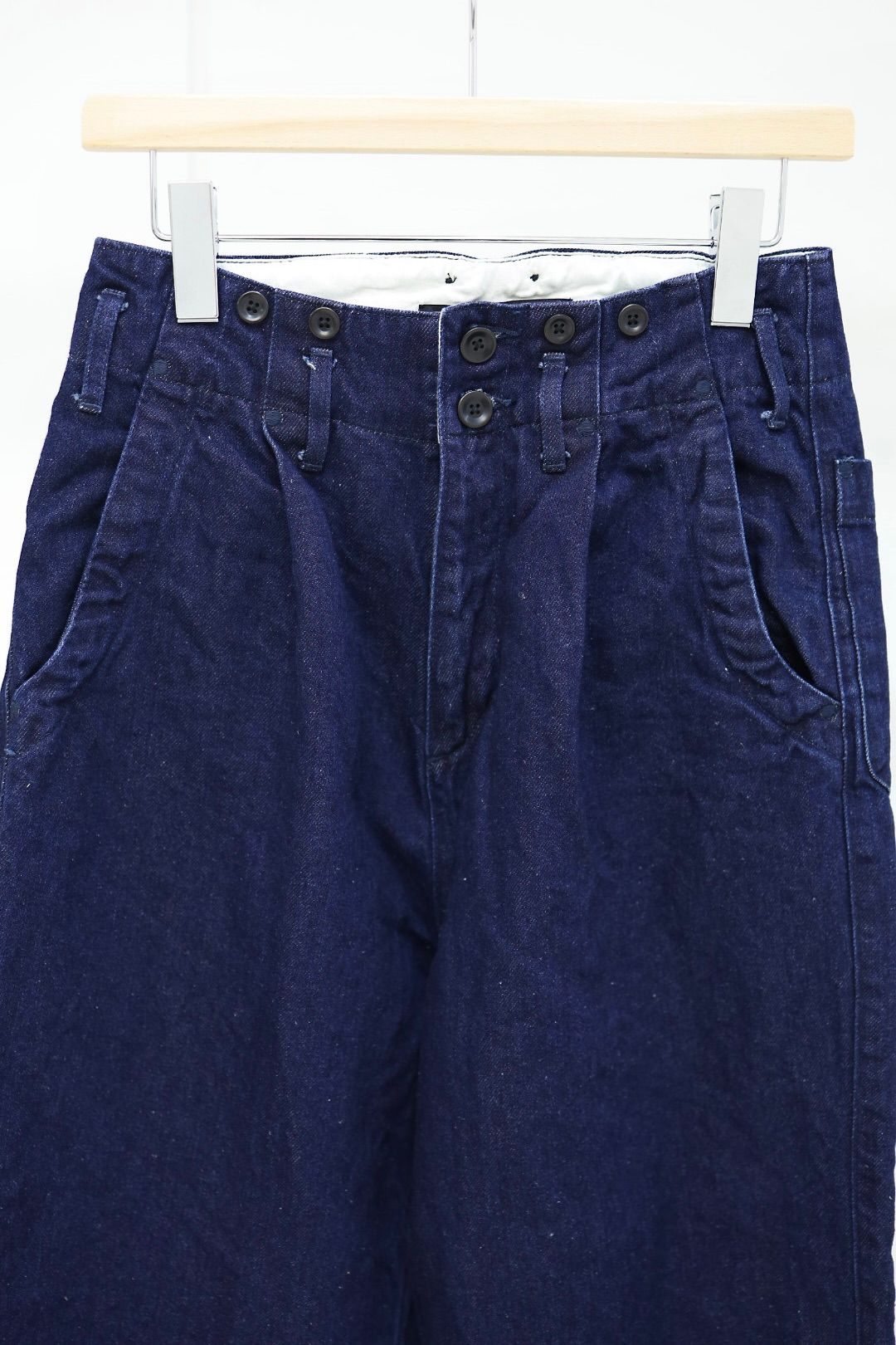 Gurank 26SS グランク コットンリネンデニムワークパンツ CL denim work pants (2620)INDIGO★新作発売！