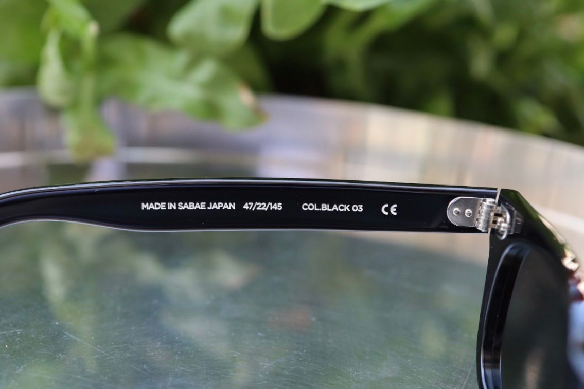ノチノオプティカル "ONDA " #2. GROSS BLACK × W BLACK (非調光モデル)