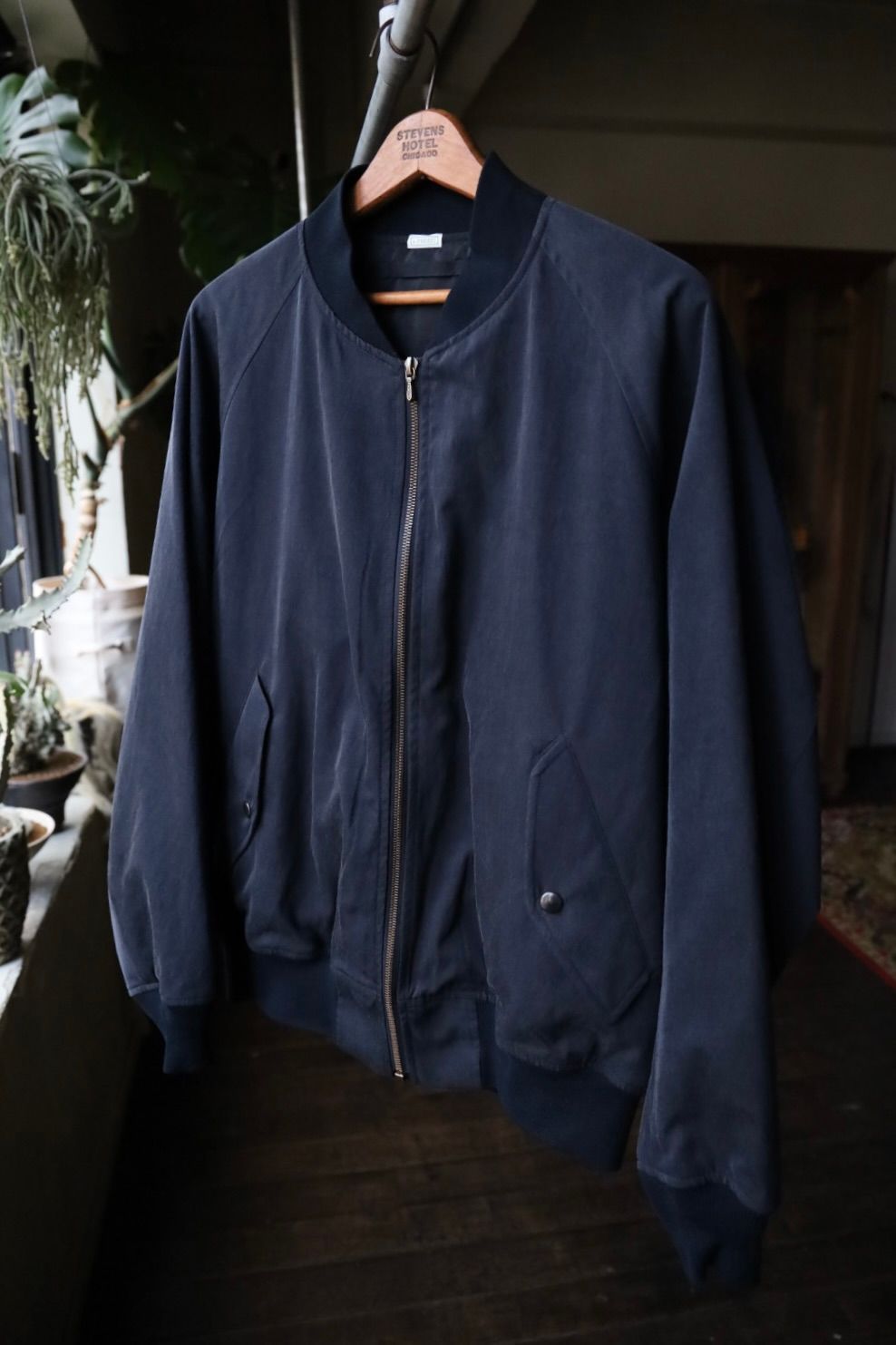アプレッセ Silk Padding Jacket(25SAP-01-08H)NAVY☆1月11日(土)発売！