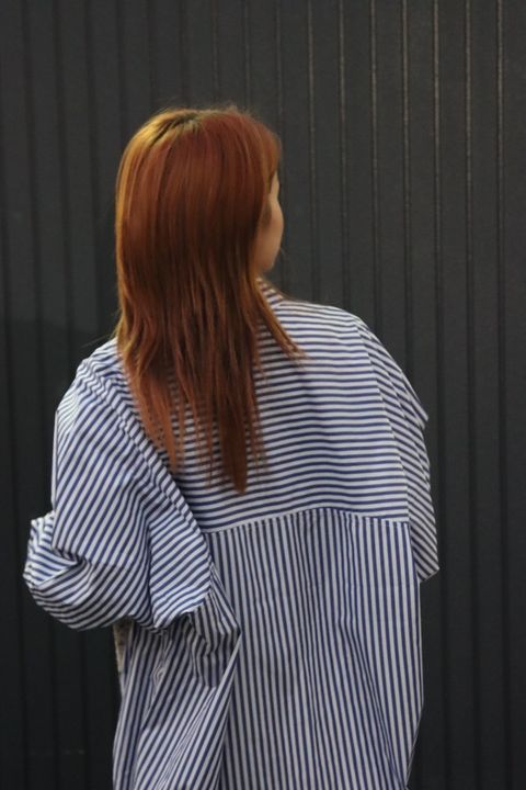 FreshService 22AW CORPORATE STRIPE ANORAK SHIRT style.2022.10.29