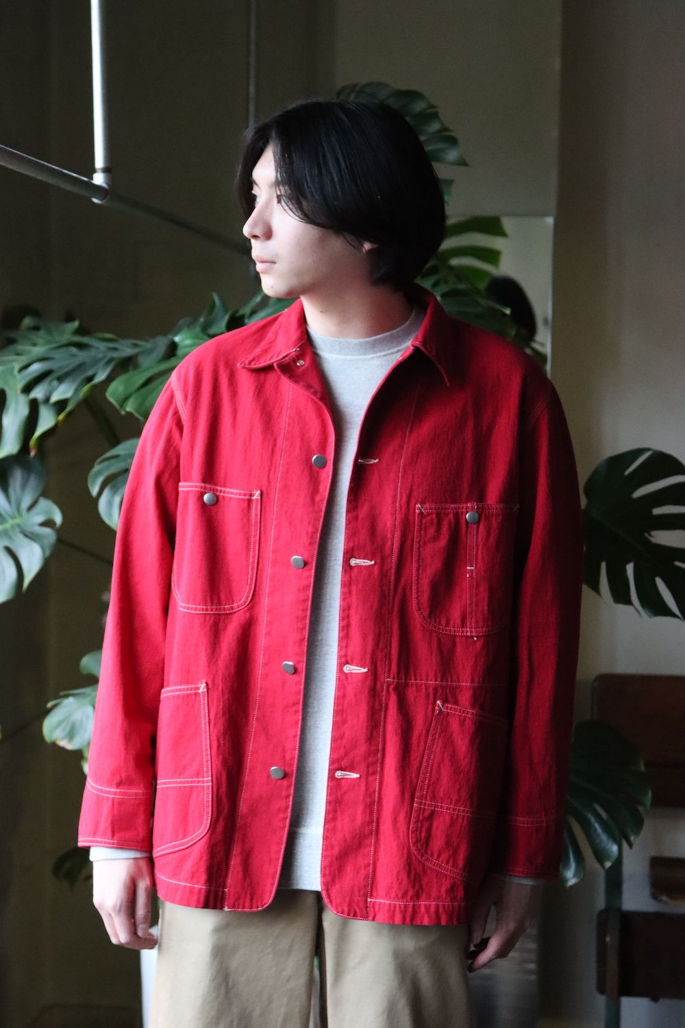 A.PRESSE - アプレッセ 22SS Coverall Jacket(22SAP-01-05M)RED | mark