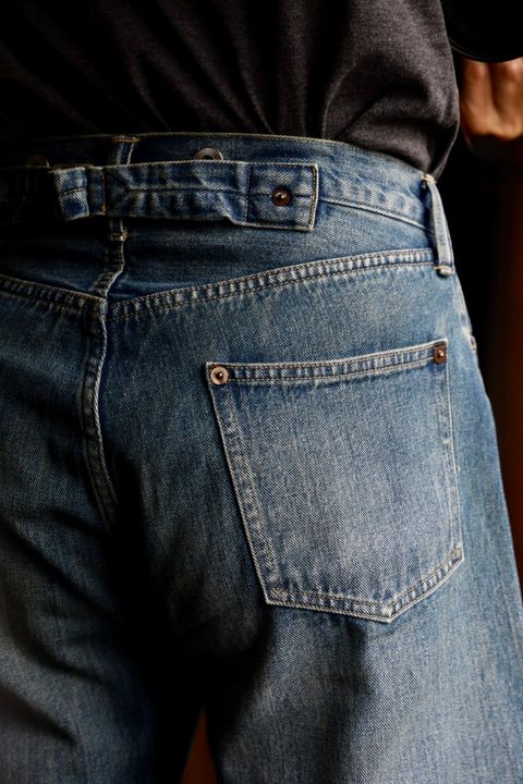 A.PRESSE 2025 STYLE2 No.2 Washed Denim Pantスタイル