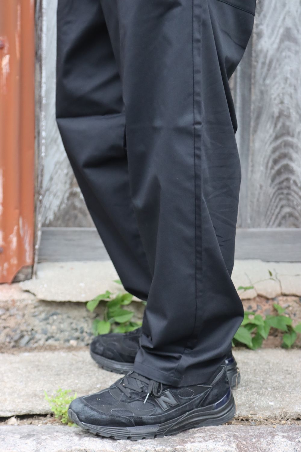 Graphpaper Linen L/S Oversized Band Collar Shirt style.2022.5.20