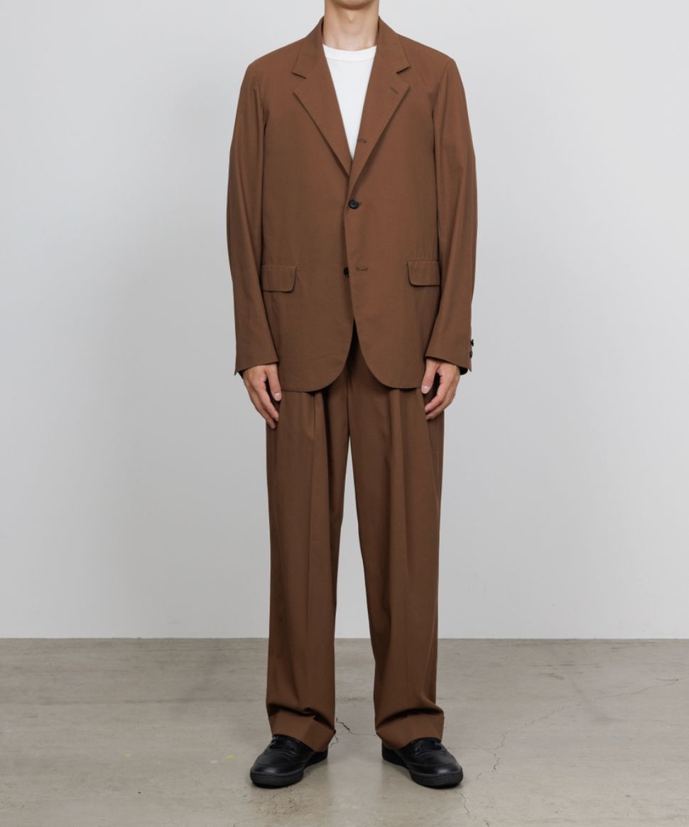 マーカウェア 26SS サックコートSACK COAT(A26A16JK01C)BURNT UMBER☆新作発売！