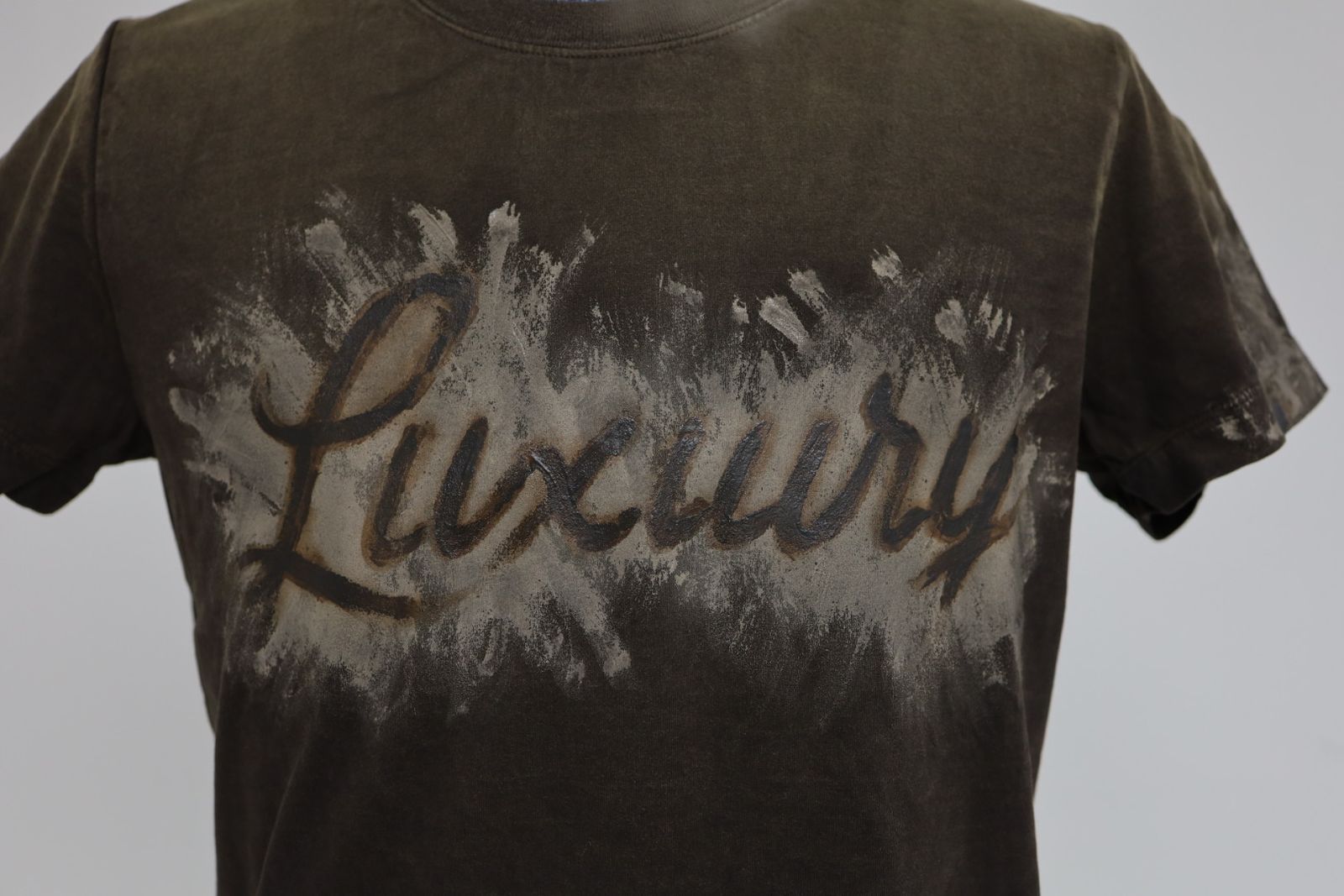 doublet ダブレット26SS LUXUARY MUD PAINT T-SHIRT (26SS40CS434) BROWN ★1月17日(土)11:00発売！
