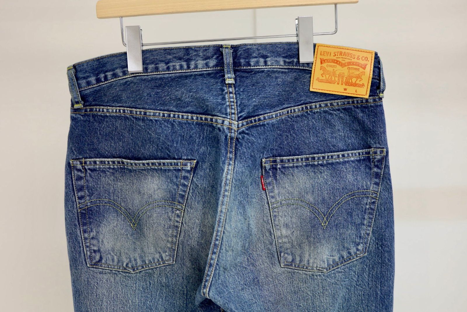 アイジュンヤワタナベマン 25AW リーバイスWネーム 綿デニム製品加工デニムパンツ(WP-P218-051)☆11月1日(土)発売!