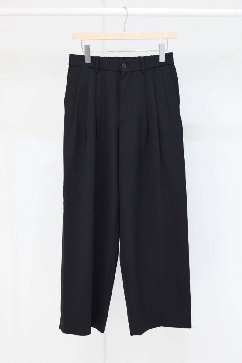 MARKAWARE 26SS TRIPLE PLEATED WIDE TROUSERS(A26A13PT02C)☆新作発売！