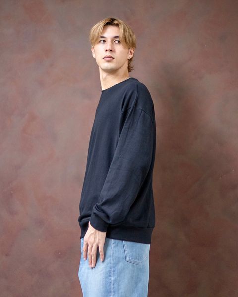 FRUIT OF THE LOOM CUT AND SEWN TOP “LIKE A KNITTED SWEATER” 金子恵治 "CHACOAL" style 2024.7.27 発売！