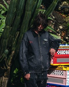 セントマイケル25SS DETROIT JACKET(SM-HR8-0000-063)BLACK☆3月8日(土)発売！