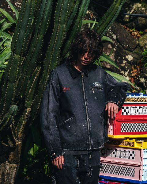 セントマイケル25SS DETROIT JACKET(SM-HR8-0000-063)BLACK☆3月8日(土)発売！