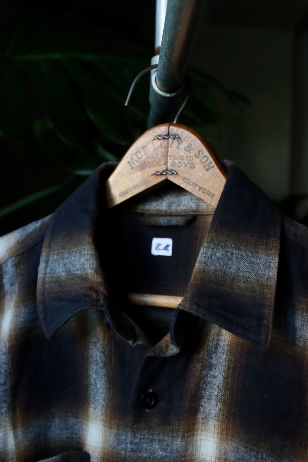 Ets.MATERIAUX - ETS.MATERIAUX / マテリオ22AW Ombre Check Flannel