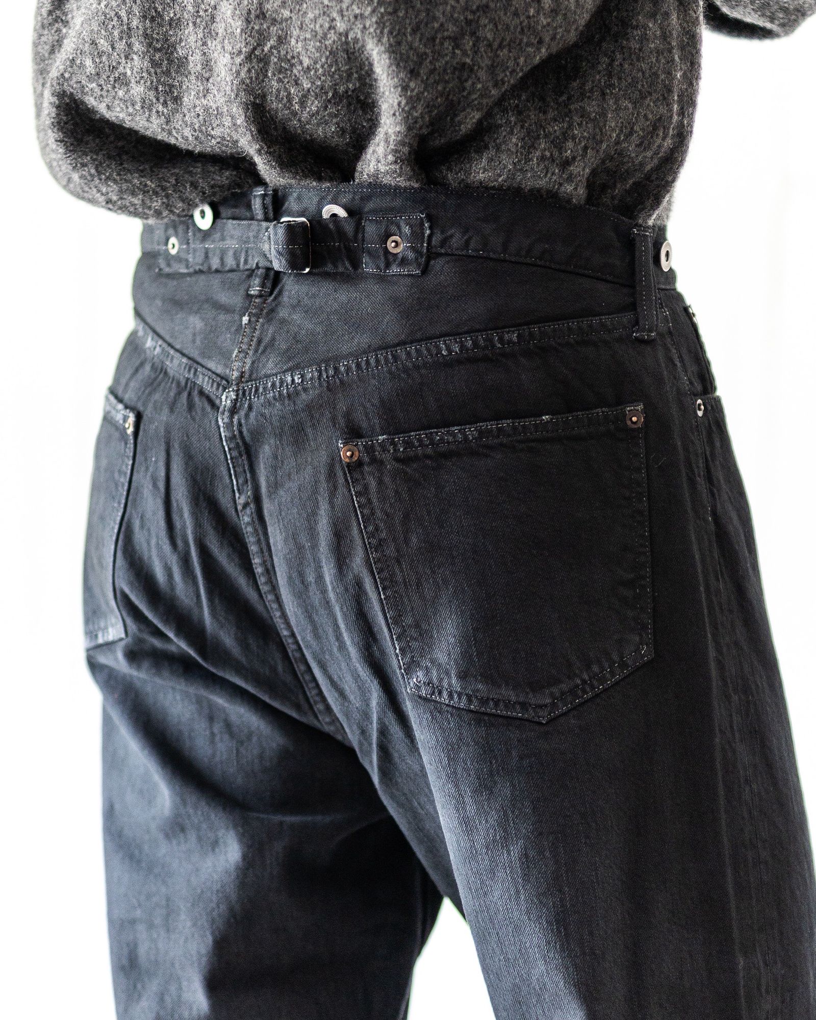 アプレッセ 2025 STYLE2 No.22 Washed Wide Denim Pants(25AAP-04-05)CUSTOM