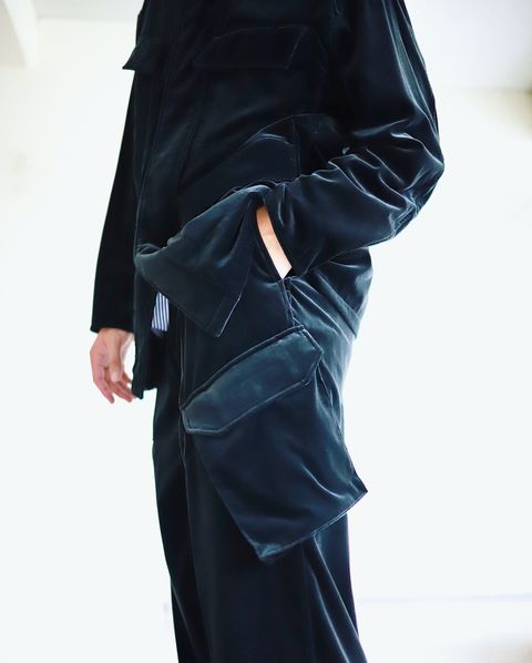 blurhms ブラームス 23FW Velvetセットアップスタイル