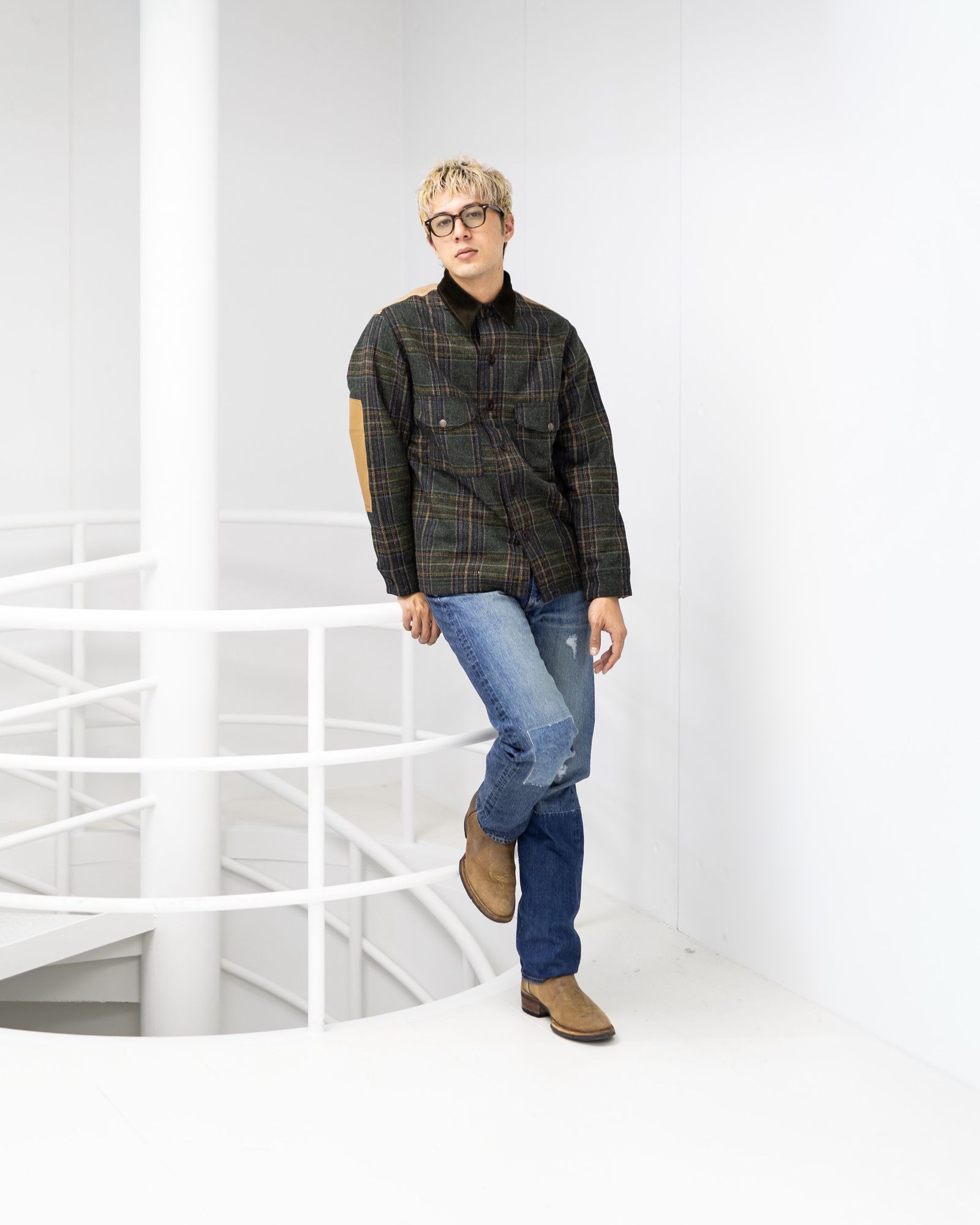 JUNYA WATANABE MAN FILSON Wネーム ウールチェックツイードレザージャケット 11月1日(土)新作発売！