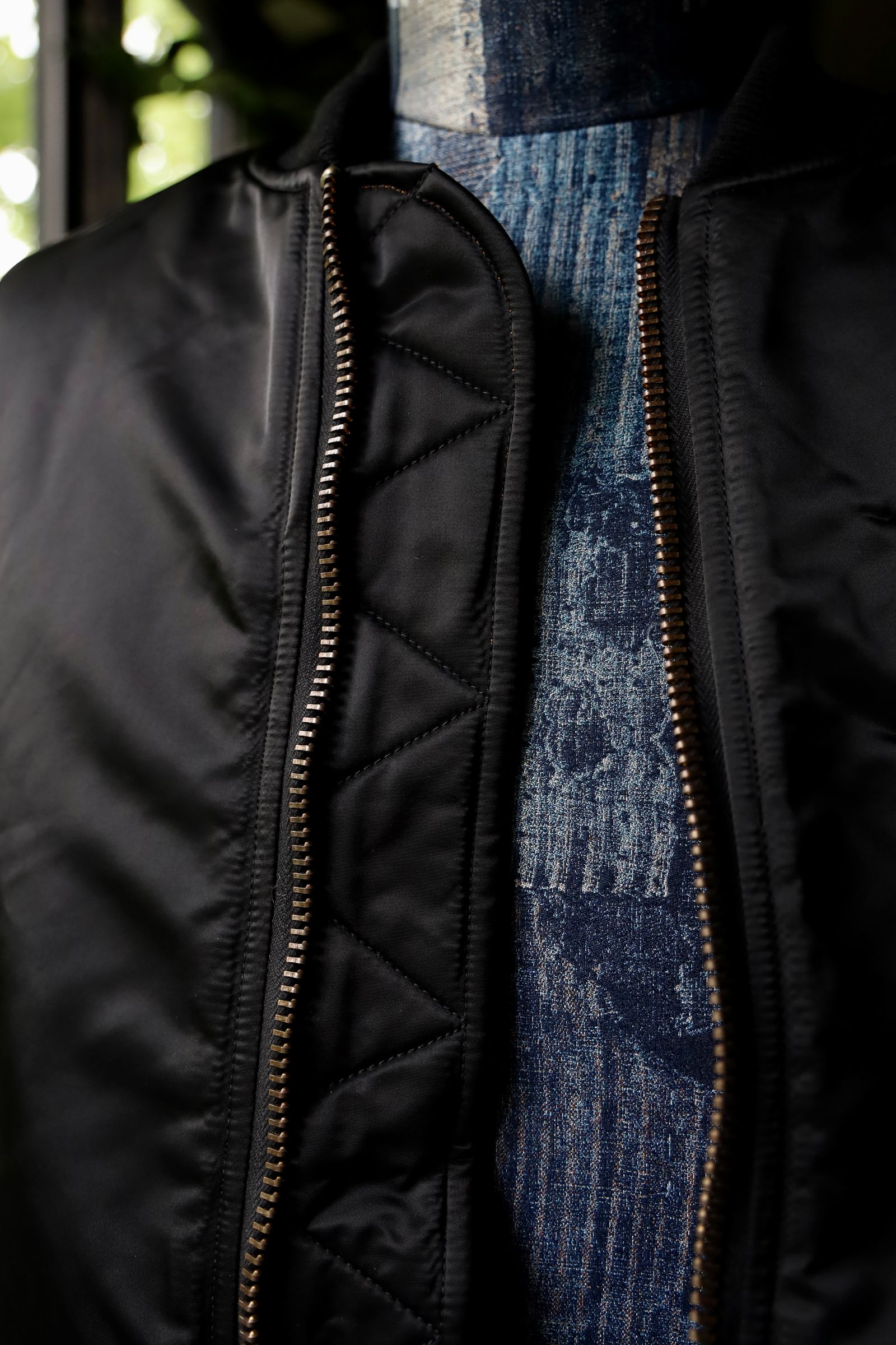 セントマイケル24AW NO DAMEGE MA-1 (SM-YS1-0000-063)BLACK