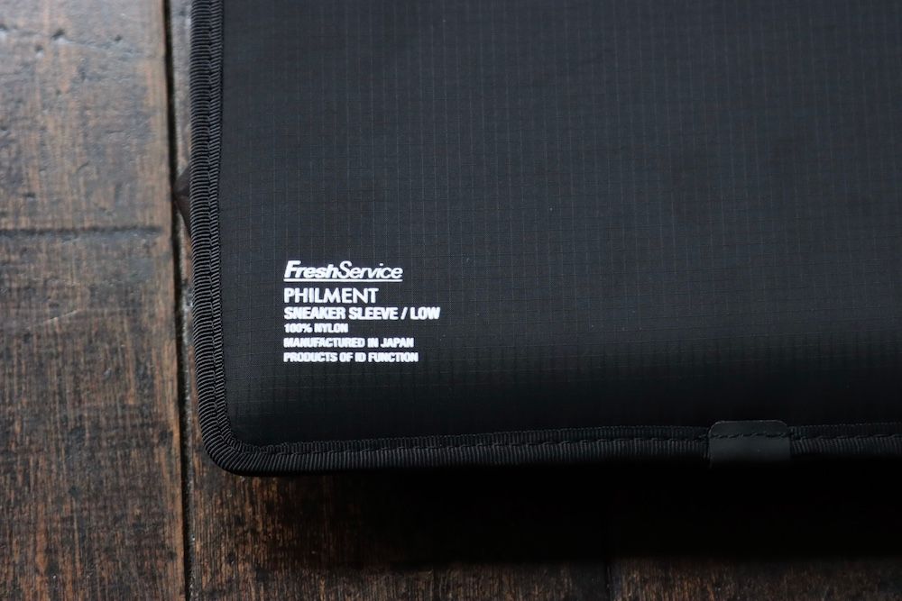 フレッシュサービス PHILMENT × FreshService SNEAKER SLEEVE(FSW-22-AC_130)BLACK
