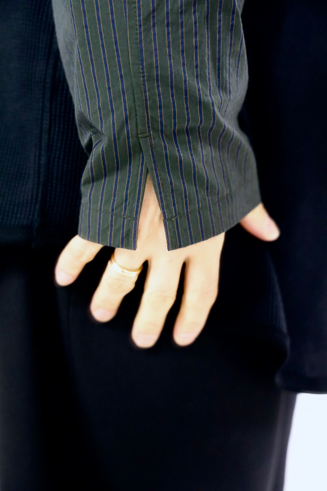 COMME des GARCONS HOMME 26SS ワッフルヘンリー切替えカットソースタイル