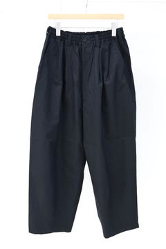 コムデギャルソンオム26SS 綿ツイル微起毛パンツ(HQ-P006-051)BLACK☆2月6日(金)発売！