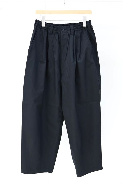 コムデギャルソンオム26SS 綿ツイル微起毛パンツ(HQ-P006-051)BLACK☆2月6日(金)発売！