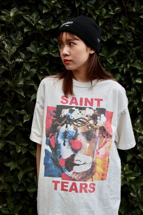 ©SAINT M×××××× 23SS DENIMTEARS CLOWN SS TEEスタイル