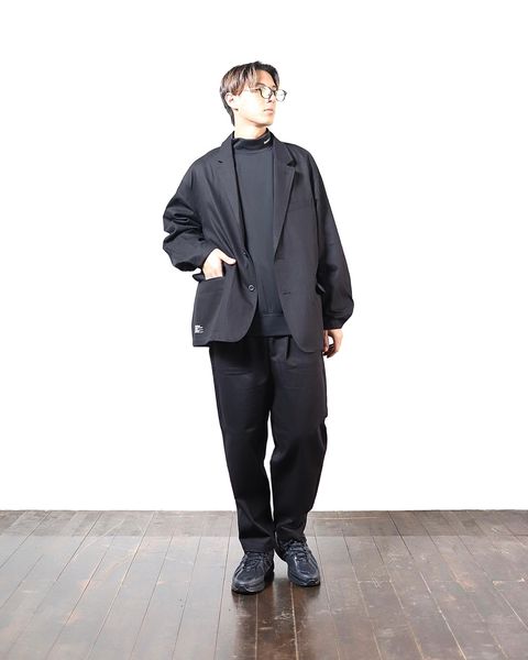 FreshService CORPORATE CHINO JACKET"BLACK"スタイル