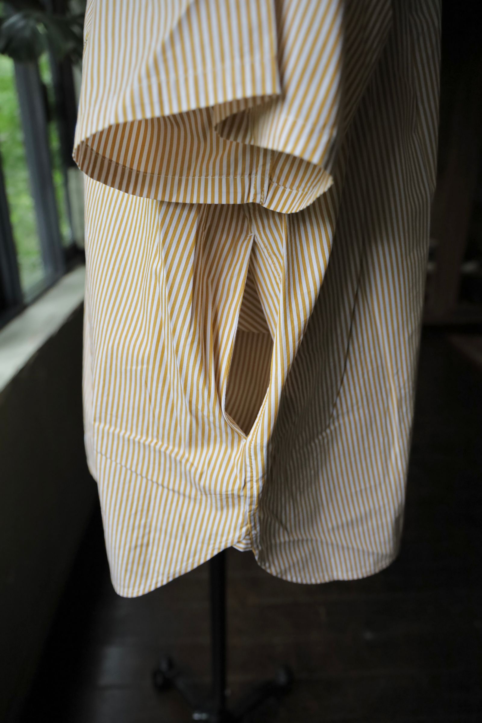 フレッシュサービス CORPORATE UNIFORM S/S SHIRT(YELLOW STRIPE)
