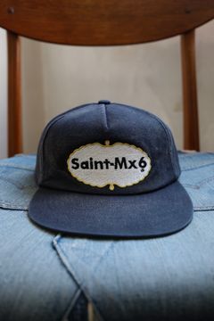 セントマイケル25SS 5PANNEL EAT ME CAP (SM-HR8-0000-075)BLACK